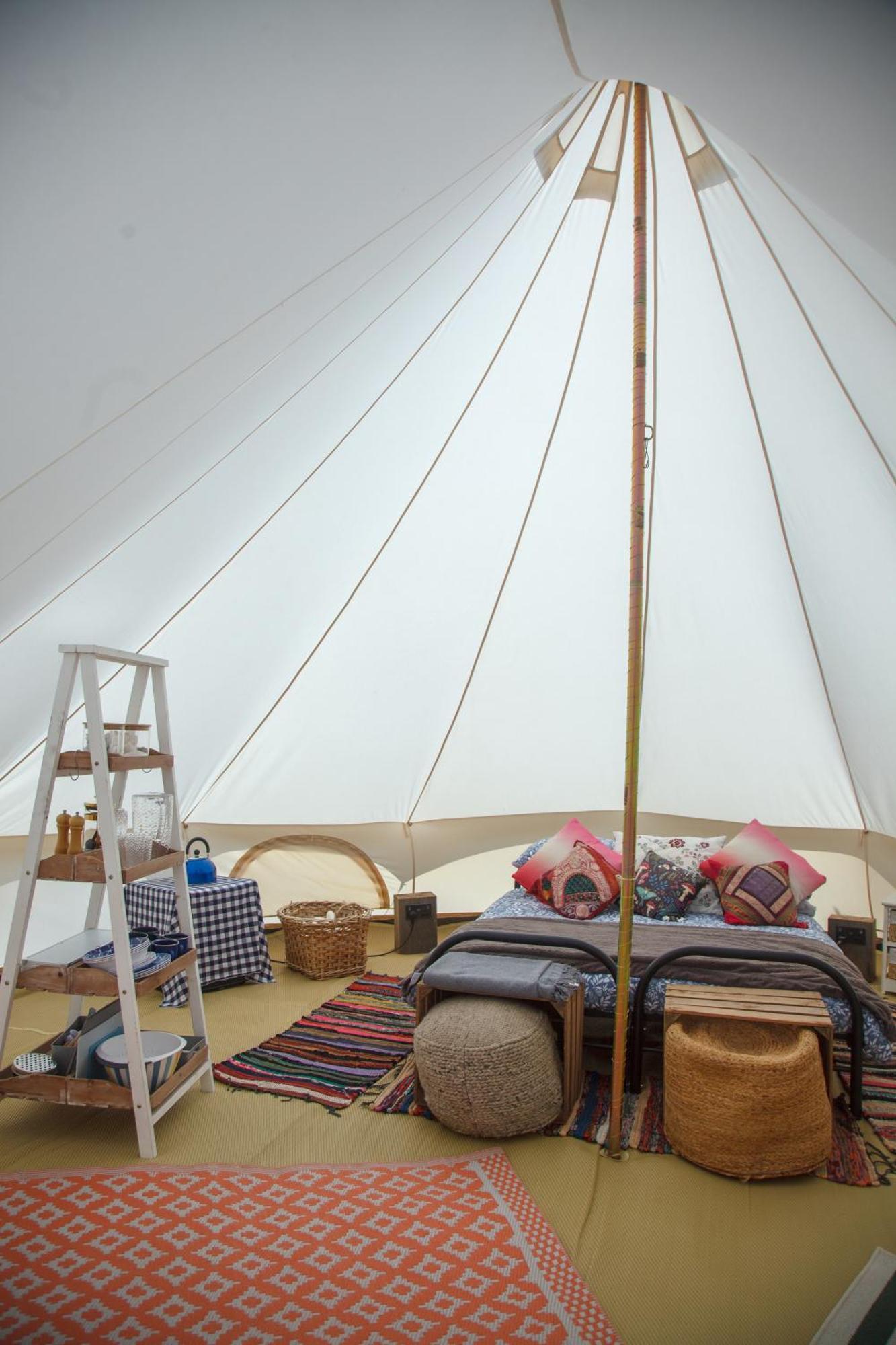 Glamping Meadow Bell Tent Stithians Exterior photo